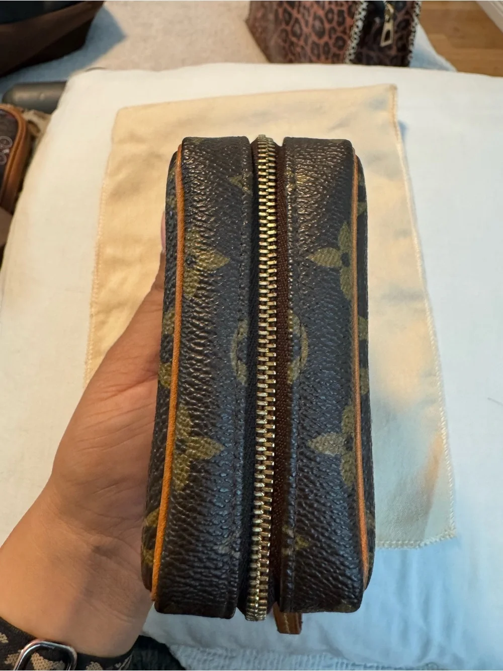 Vintage Louis Vuitton Monogram Wapity Pouch